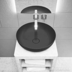 Chậu rửa mặt Kadewei Miena 3180 Black- Made in Germany