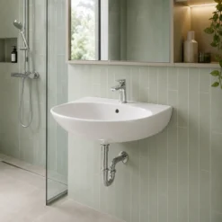 Chậu rửa mặt TOTO LT333C#XW treo tường - Thiết kế gọn gàng, không kèm chân lửng - Ảnh 2