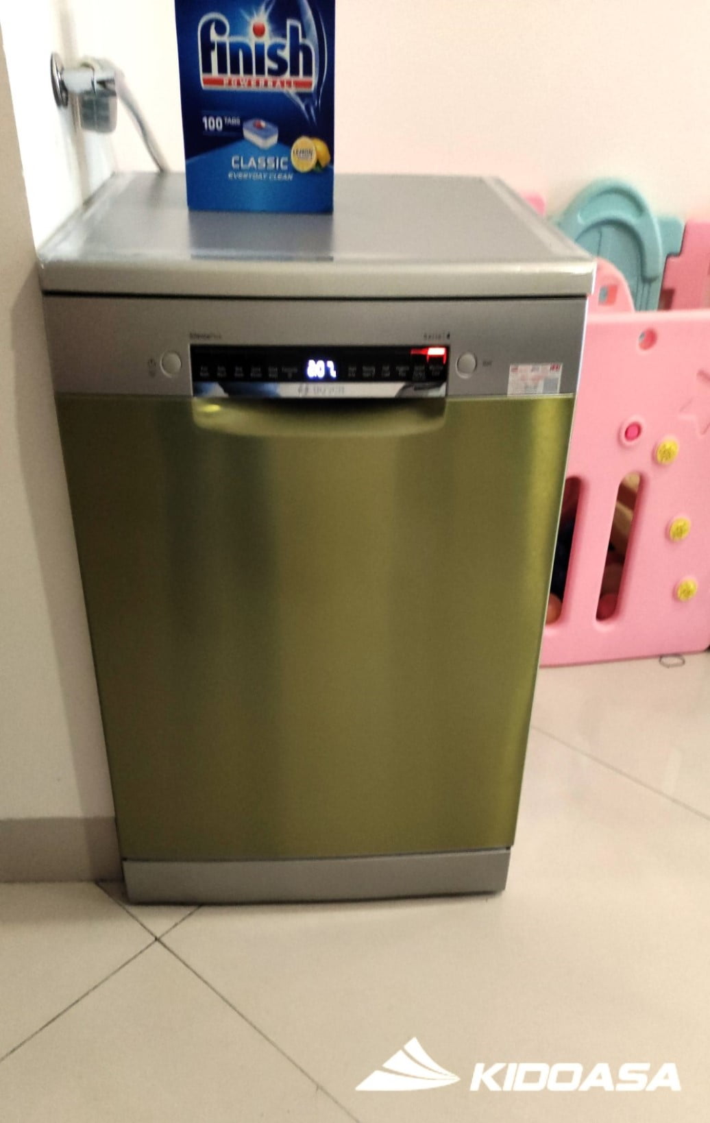 Lắp đặt máy rửa bát Bosch SMS46MI05E gia đình chị Bích Ngọc - Hà Nội