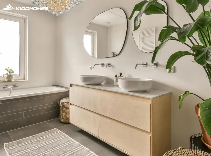 Các nhóm màu đặc trưng trong phòng tắm Bắc Âu