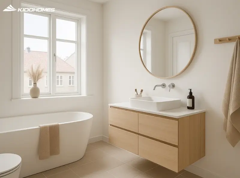 Những sai lầm thường gặp khi chọn màu phòng tắm Bắc Âu