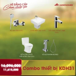 Combo thiết bị phòng tắm Kidohomes 31