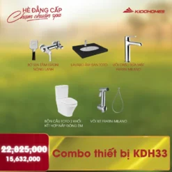 Combo thiết bị phòng tắm Kidohomes 33