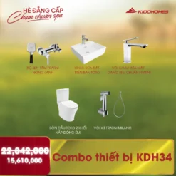Combo thiết bị phòng tắm Kidohomes 34