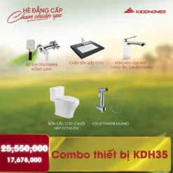 Combo thiết bị phòng tắm Kidohomes 35