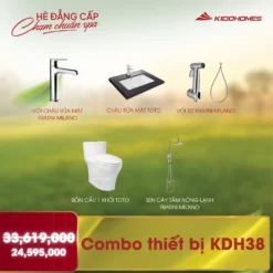 Combo thiết bị phòng tắm Kidohomes 38