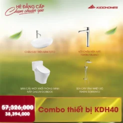 Combo thiết bị phòng tắm Kidohomes 40