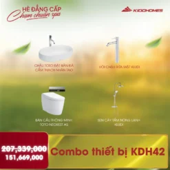 Combo thiết bị phòng tắm Kidohomes 42