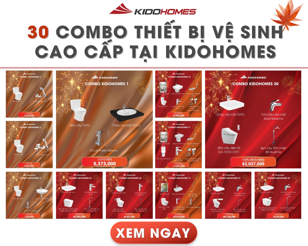 Combo thiết bị vệ sinh tại Hà Nội