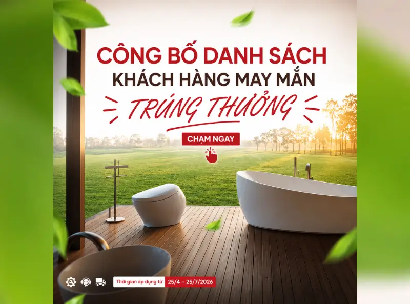 CÔNG BỐ DANH SÁCH KHÁCH HÀNG MAY MẮN TRÚNG THƯỞNG CHƯƠNG TRÌNH "HÈ ĐẲNG CẤP - CHẠM CHUẨN SPA"