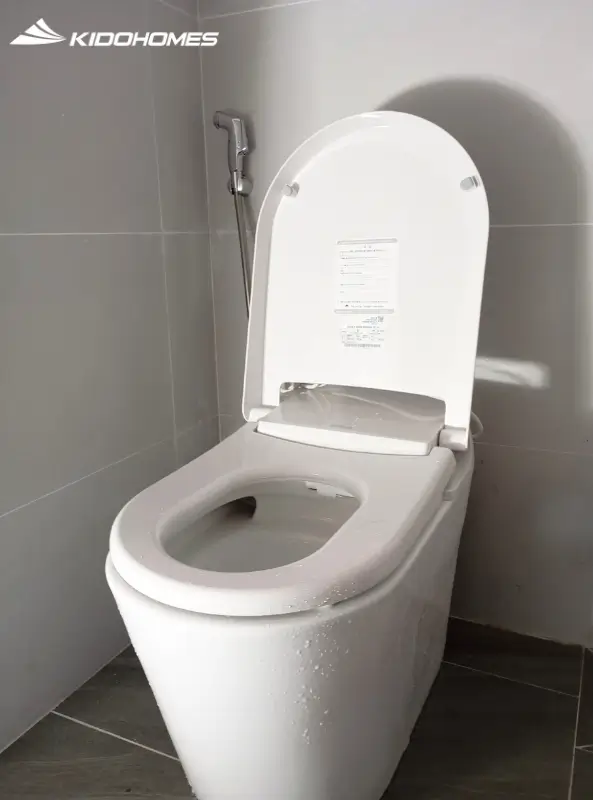 Hoàn thiện công trình: Lắp đặt 2 chiếc bồn cầu thông minh Daelim Dobidos & sen tắm tại Sóc Sơn