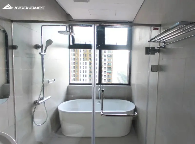 Hình ảnh công trình tắm đứng KIDOHOMES đã hoàn thiện cho khách hàng