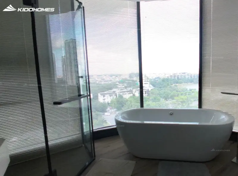 Hình ảnh công trình tắm đứng KIDOHOMES đã hoàn thiện cho khách hàng