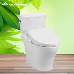 Bồn cầu điện tử TOTO CS986GW18 kết hợp nắp rửa Washlet TCF23710AAA C2 Simple
