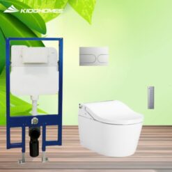 Bàn cầu treo tường nắp điện tử TOTO CW542HME5UNW1/TCF801CZ/WH172AT/MB175M#SS