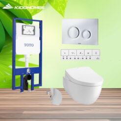 Bàn cầu treo tường nắp thông minh TOTO CW812REA#W/TCF47360GAA#NW1/ WH172AT/TCA465/MB174P#SS