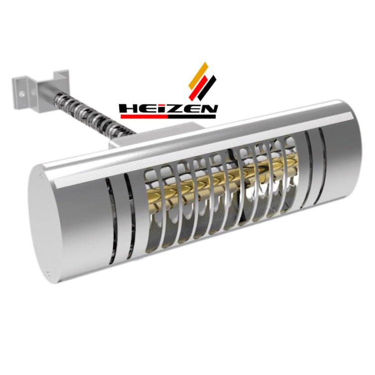 Đèn sưởi treo tường 1 bóng dài, công tắc HEIZEN HE-IT36