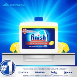 Dung dịch vệ sinh máy rửa bát Finish Dishwasher Cleaner 250ml -Hương tranh