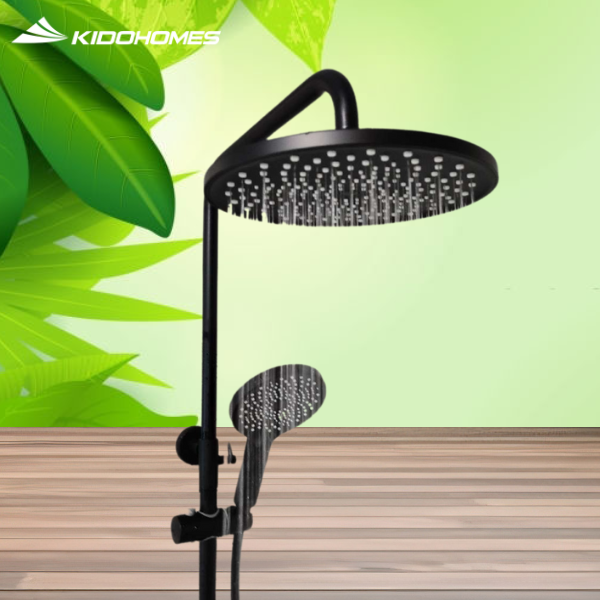 Sen cây tắm nhiệt độ Fratini Genoa Black model 39050325BK - Ảnh 3