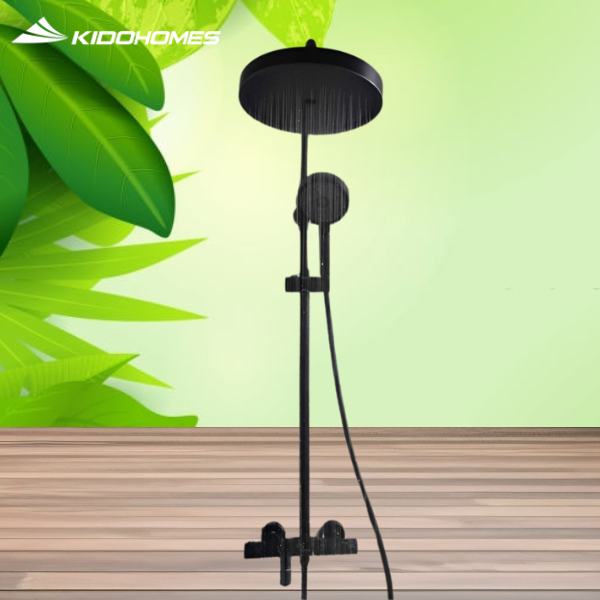 Sen cây tắm nhiệt độ Fratini Nevada Black model 39050330BK - Ảnh 10