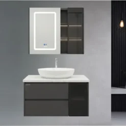 Combo tủ chậu tủ gương cao cấp FRATINI MILANO 390301419053/390307409075