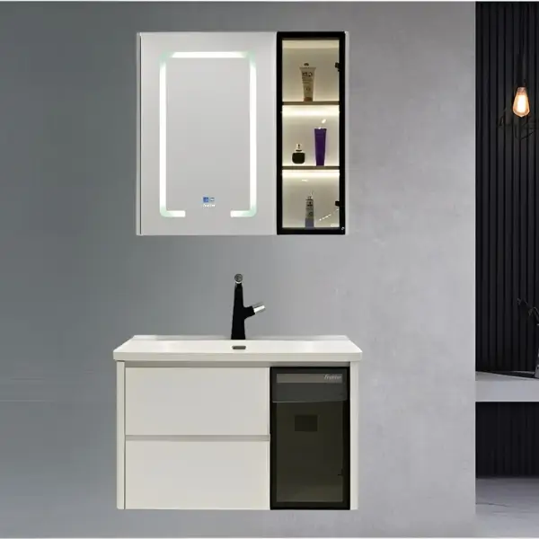 Combo tủ chậu tủ gương cao cấp FRATNI Venice 390301398050/390307378075
