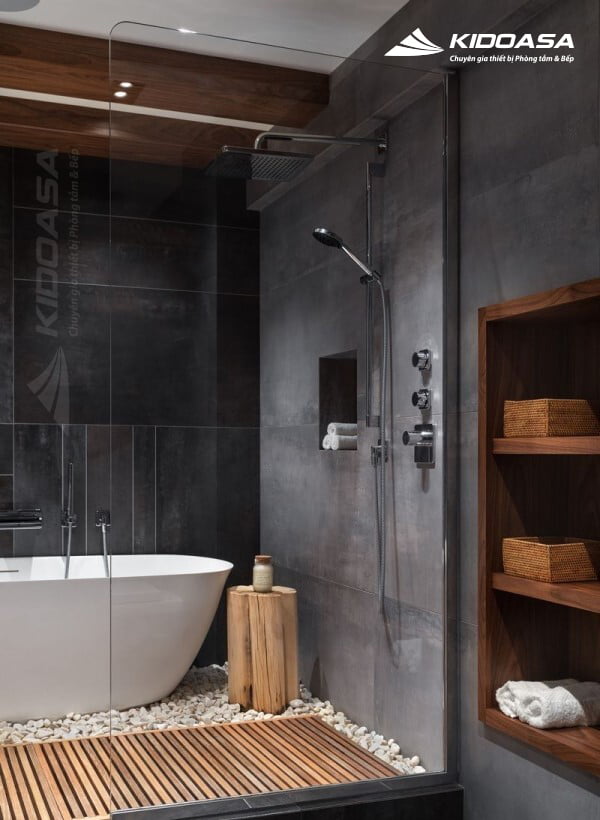 Gạch Giả cổ Nhập khẩu Tây Ban Nha 023460120YFGB1 Gray - Ảnh 5