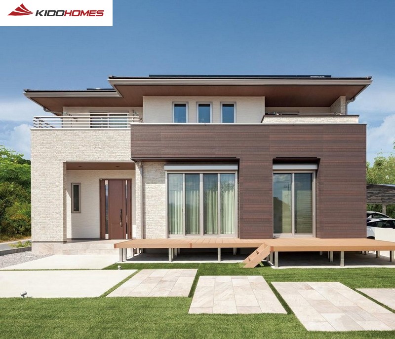 Gạch trang trí mặt tiền dạng gạch thẻ phong cách cổ điển đậm nét cá tính