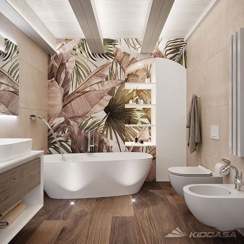 Gạch thiết kế Vân gỗ Eurotile Mộc Lan MOLI04 - Ảnh 2