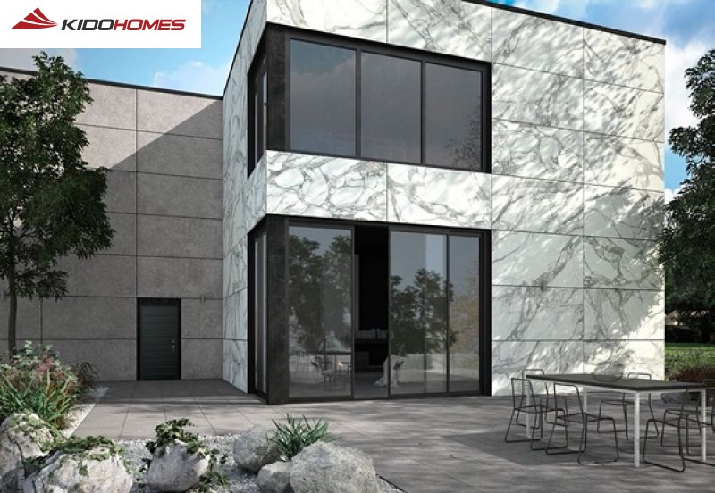 Gạch men trang trí mặt tiền khổ lớn