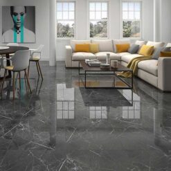 Gạch vân đá Marble nhập khẩu Ấn Độ 01916012YA Gray