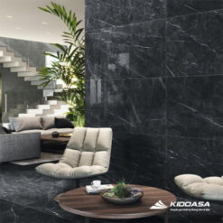 Gạch Vân đá Marble nhập khẩu Tây Ban Nha 04348080KT Black