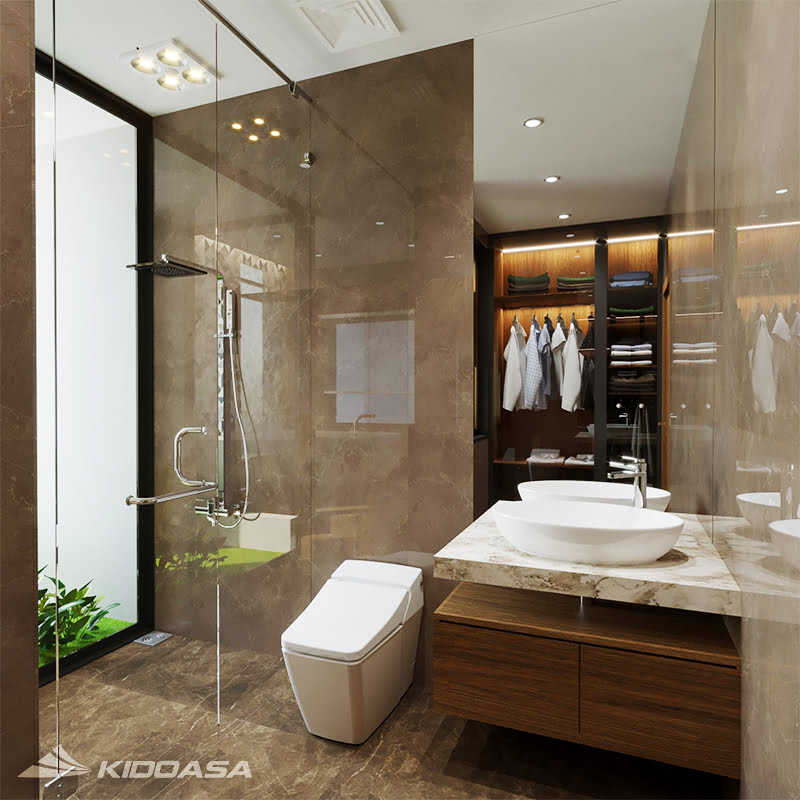 Gạch Vân đá tự nhiên nhập khẩu Tây Ban Nha 023460120DAGB1 Dark - Ảnh 2