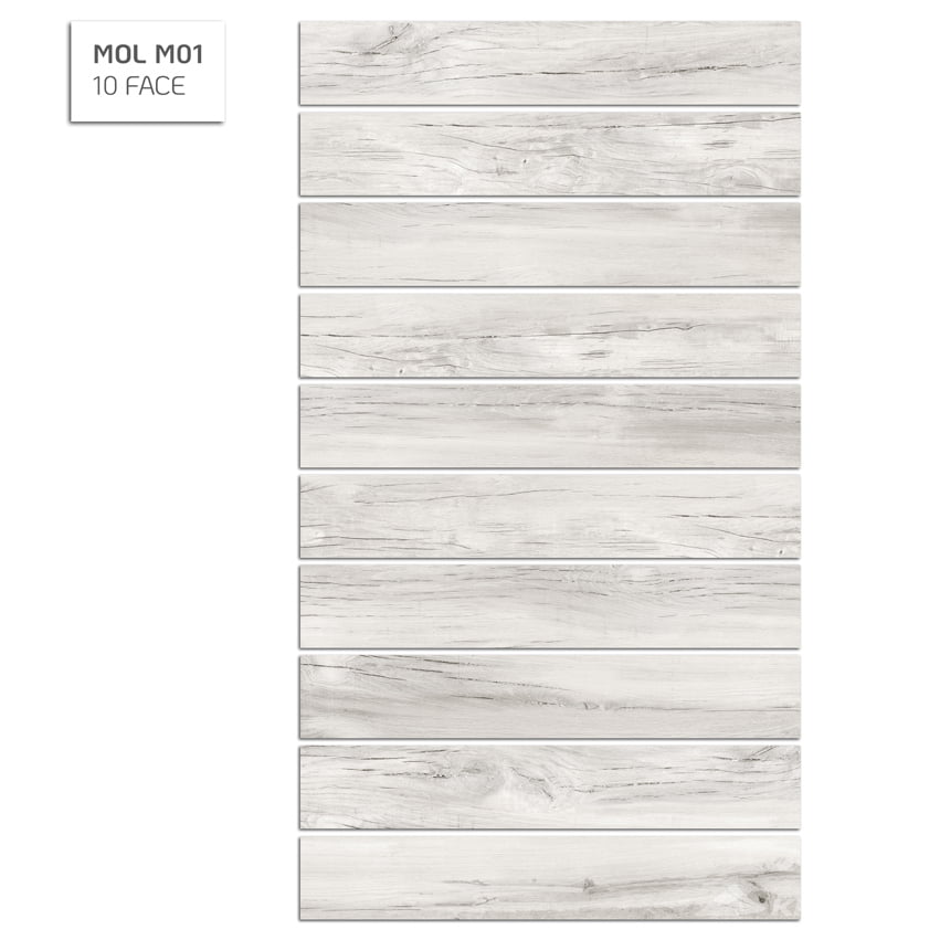 Gạch thiết kế Vân gỗ Eurotile Mộc Lan MOLK01 - Ảnh 2