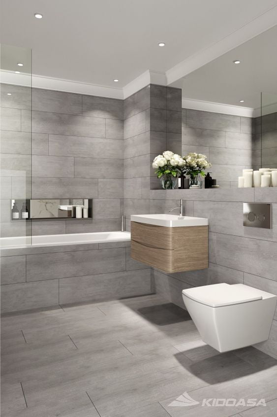 Gạch thiết kế Vân gỗ Eurotile Mộc Lan MOLK01 - Ảnh 5