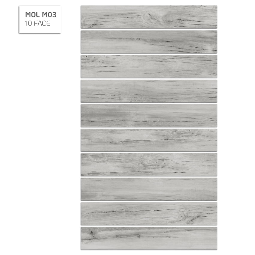 Gạch thiết kế Vân gỗ Eurotile Mộc Lan MOLM03 - Ảnh 2