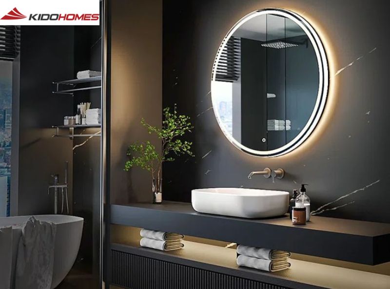 Phụ kiện tăng trải nghiệm: Gương phòng tắm