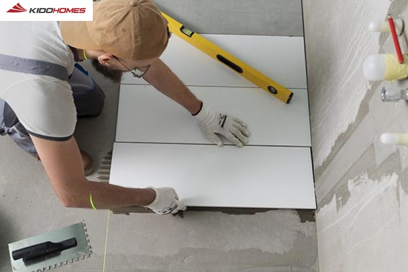 Hoàn thiện chống thấm và lát gạch nền