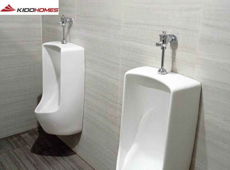 Hoàn thiện lắp đặt công trình bồn tiểu nam cho sảnh chung cư An Bình City – Bắc Từ Liêm, Hà Nội