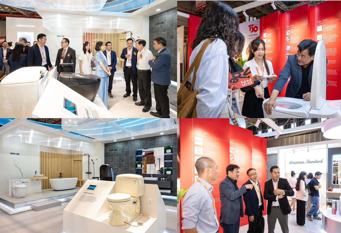 Không gian của INAX và American Standard thu hút sự chú ý của khách tham quan