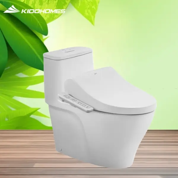 Bồn cầu 1 khối kết hợp nắp rửa điện tử INAX AC-989/CW-H18VN