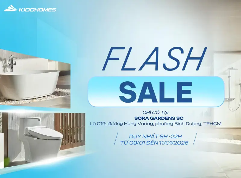 INAX kỷ niệm 30 năm tại Việt Nam với sự kiện Flash Sale và trải nghiệm không gian sống mới