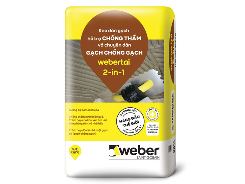 Keo dán gạch Webertai 2in1