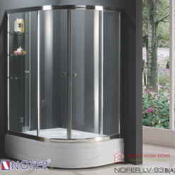 Khay tắm đứng vách kính NOFER LV-93P B(A)