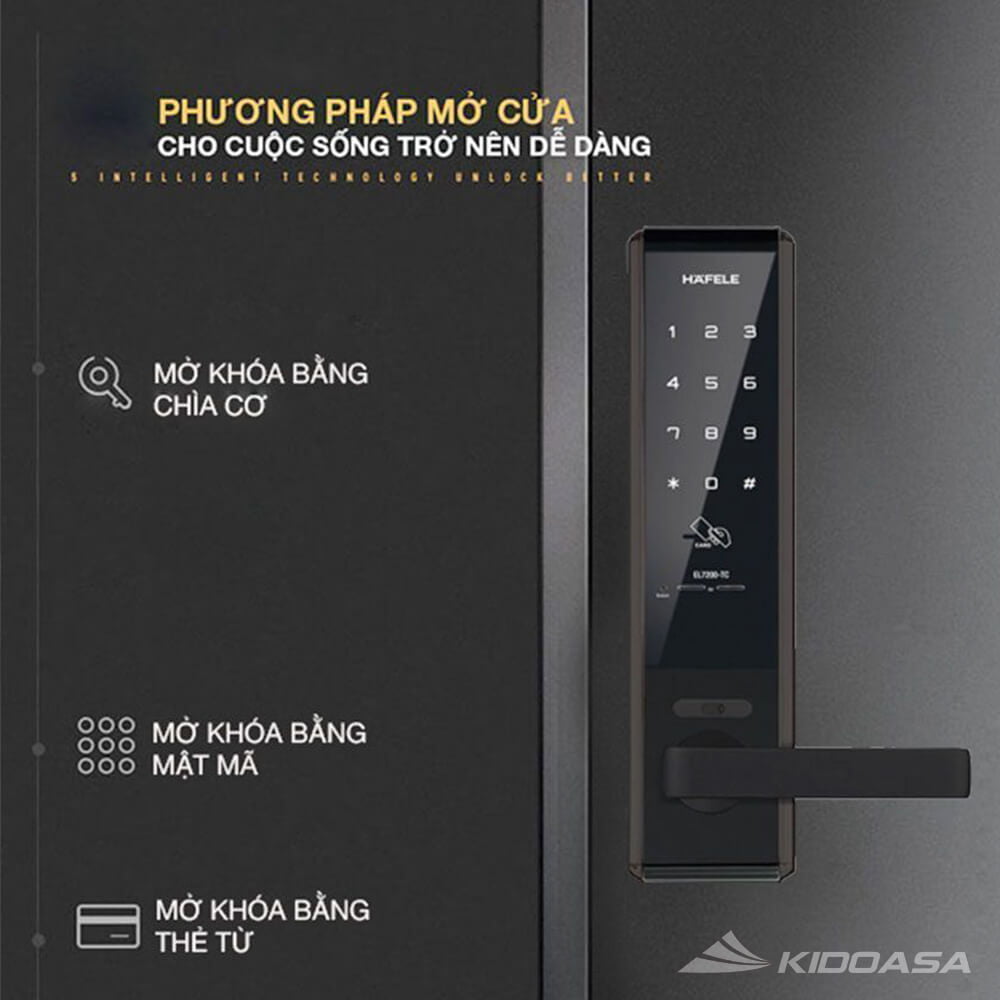 Khóa cửa điện tử Hafele EL7200-TC 912.05.714 - Ảnh 3