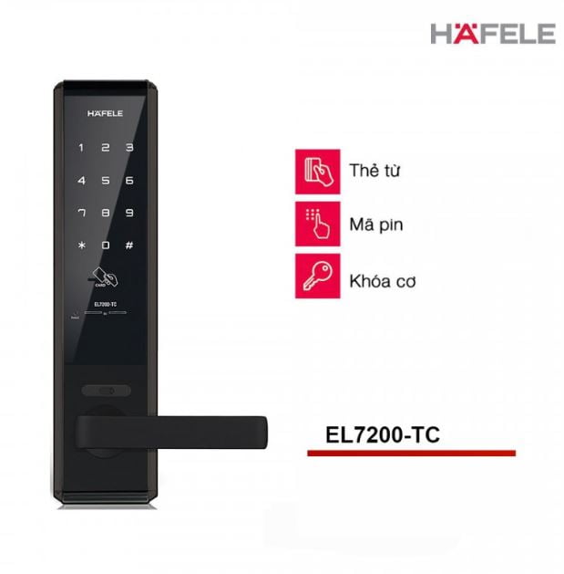Khóa cửa điện tử Hafele EL7200-TC 912.05.715 - Ảnh 4