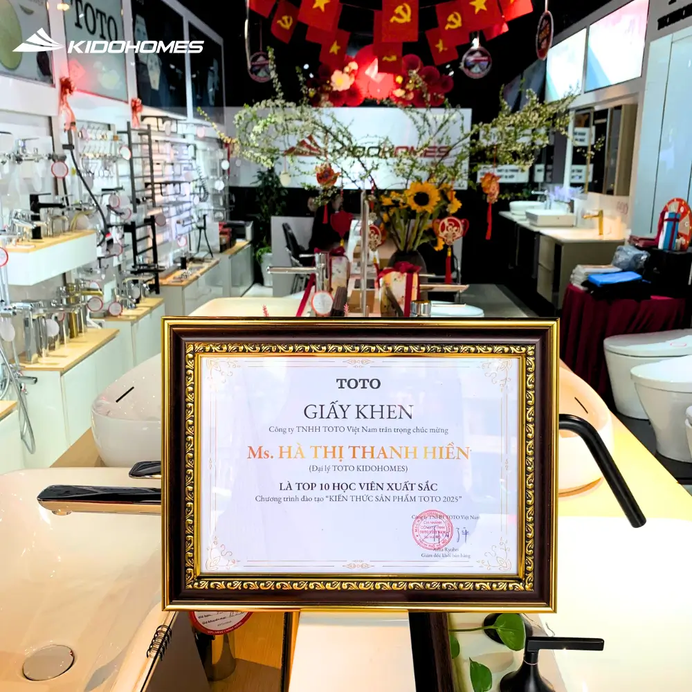 TOP 10 HỌC VIÊN XUẤT SẮC NHẤT – KHÓA ĐÀO TẠO "KIẾN THỨC SẢN PHẨM TOTO 2025"