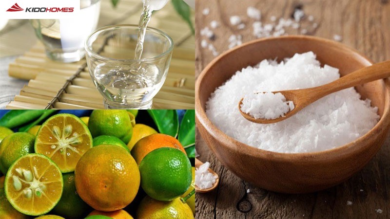 Cách làm sạch đường ống thoát nước phòng tắm tại nhà: Kết hợp muối, chanh và nước rửa bát