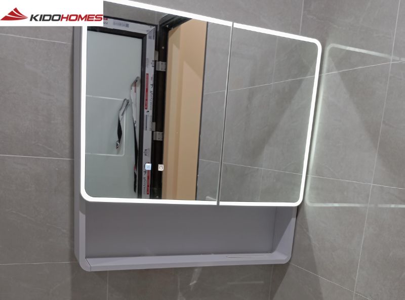 Hoàn thiện lắp đặt 2 bộ tủ chậu và sen tắm cho bác Hạnh - Hoàng Mai, Hà Nội