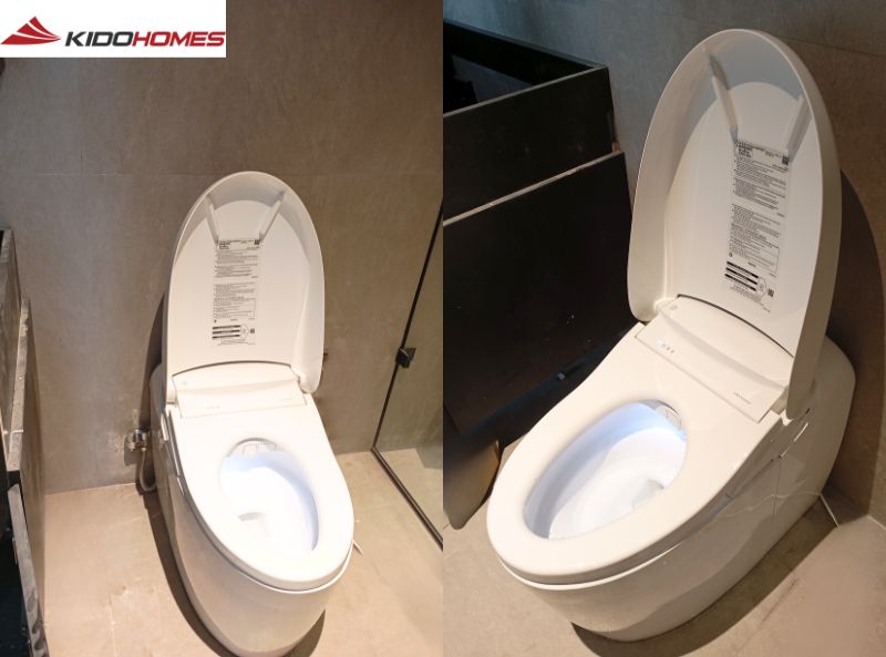 Hoàn thiện lắp đặt bồn cầu thông minh cho chú Tuyến - Long Biên